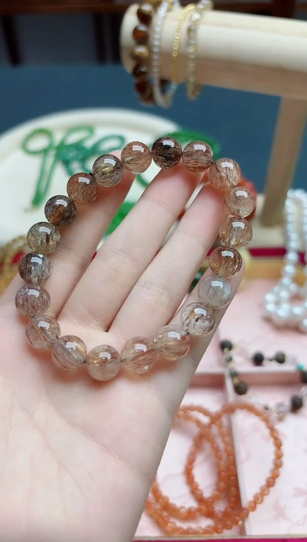 手串未镶嵌水晶黑金超水晶手串*1 ZD