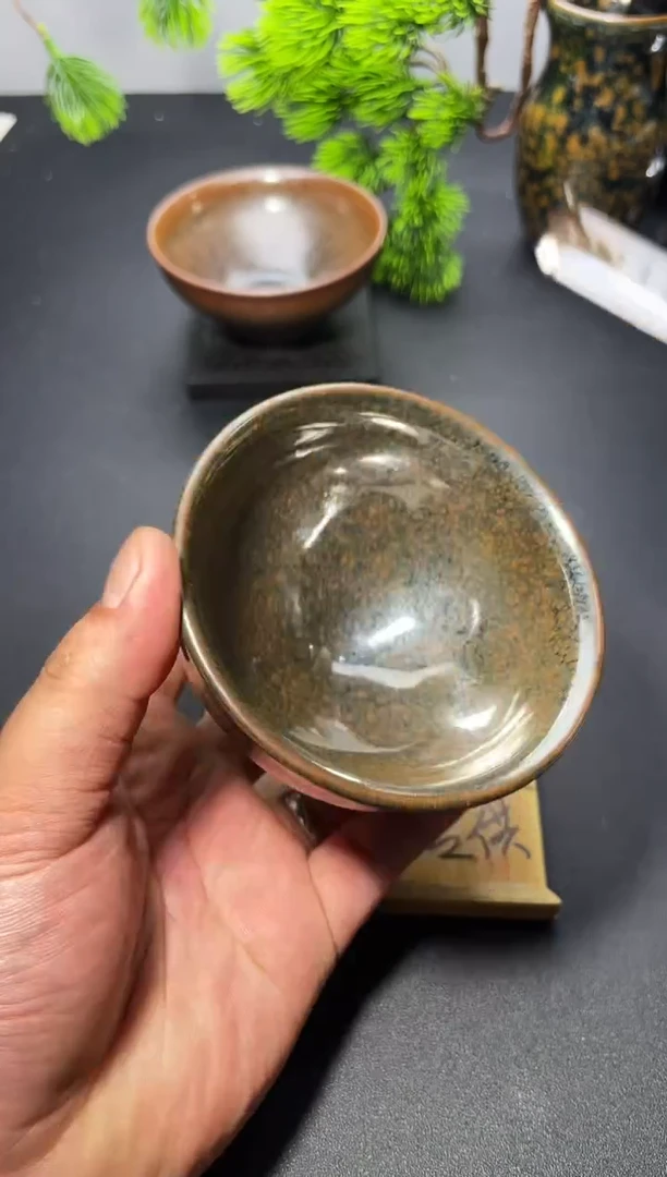 茶盏173 叶紫建盏