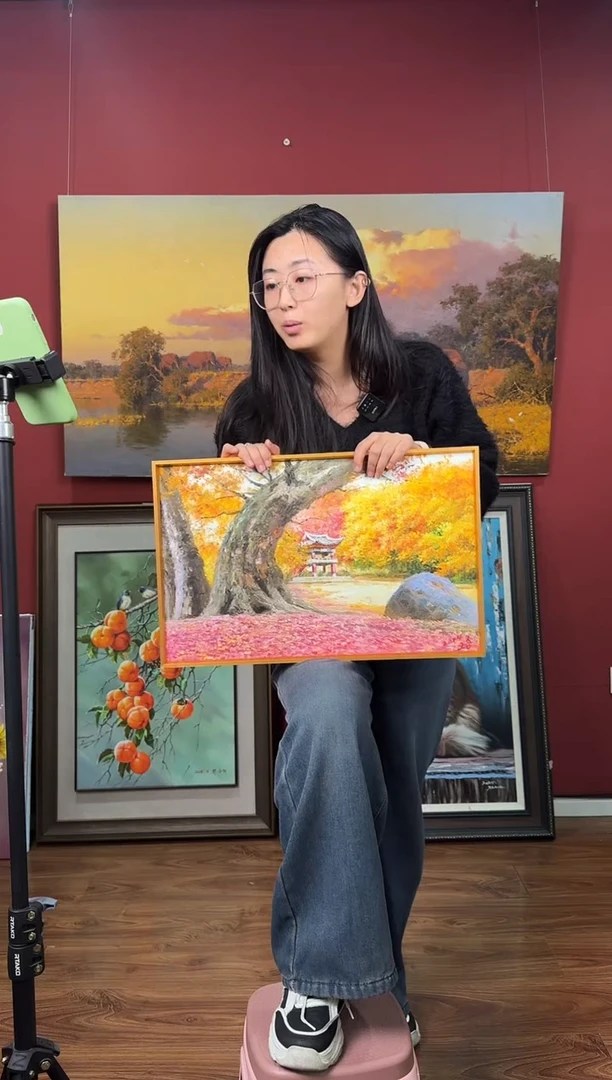 油画【22号】约53*35cm丨朝鲜原创纯手绘孤品油画丨顺丰包邮