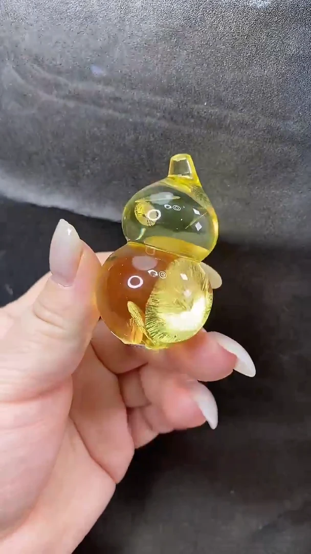 琥珀颈饰未镶嵌吊坠