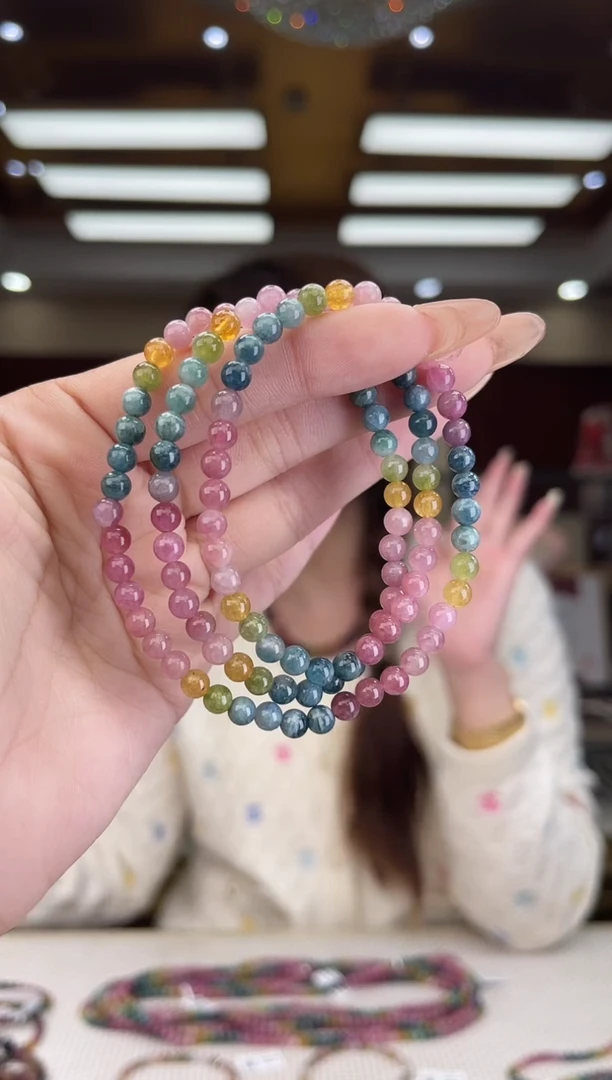 【闪购商品】碧玺/未镶嵌5mm+碧玺多圈多样性发货10