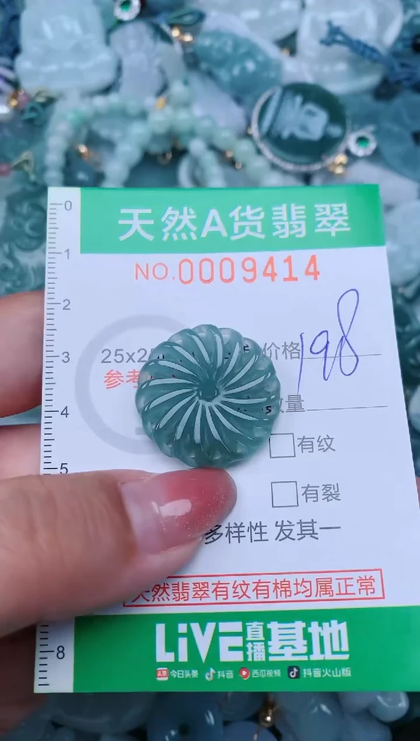 【闪购商品】翡翠颈饰未镶嵌.0009414