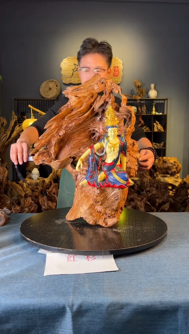 木 卢师傅根艺作品（不包含人物摆件）