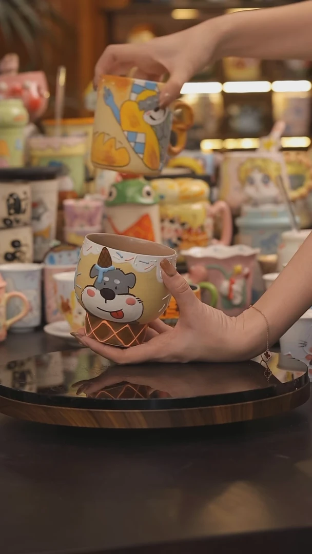 景德镇釉下彩绘设计师款式陶瓷