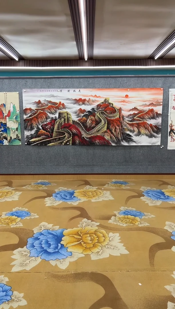 绘画希*绘画Y-王红兵-大丈二-山水画