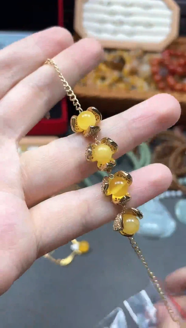 手链蜜蜡未镶嵌多样性发货拍一发一