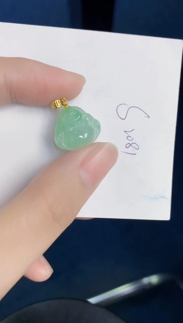 翡翠未镶嵌颈饰天然翡翠缅甸A货