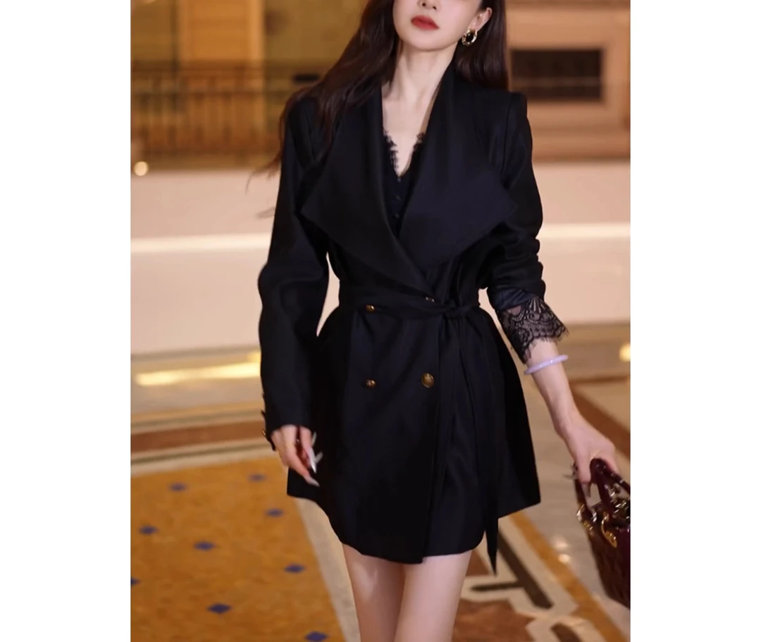 风衣外套女2025秋季法式必备款尽显时尚优雅高级感轻奢洋气穿