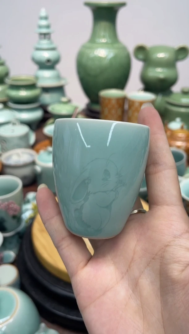 特价福利 微瑕 慧仙青瓷