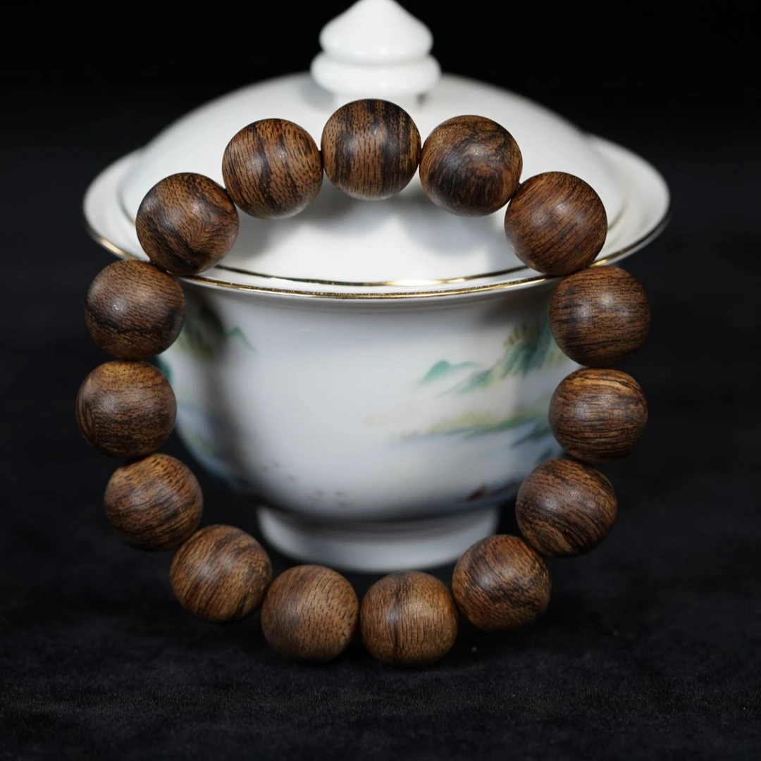 马尼涝花珠沉香手串卡1.4