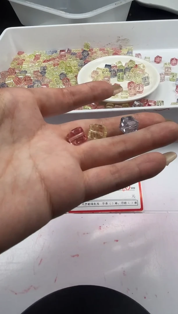 颈饰未镶嵌水晶w2928马卡龙啊赛方糖10mm*8颗