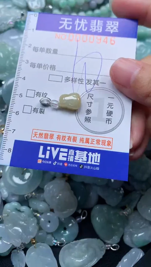 颈饰未镶嵌翡翠946