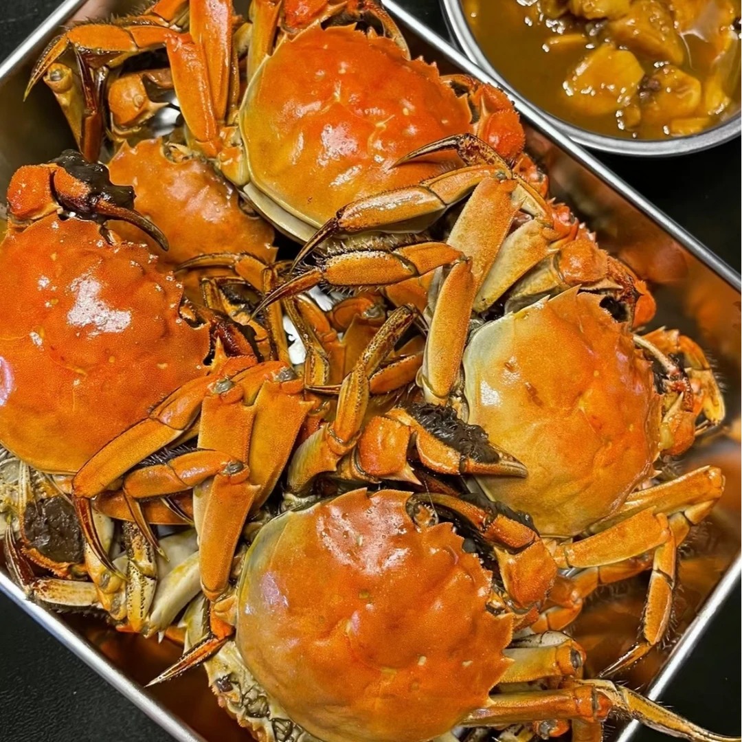 {盘锦河蟹} 公蟹0.8-1.1两/母蟹1-1.3两/母蟹1.4-1.6两 3斤装 17只/22只/30只 送货上门 死蟹包赔