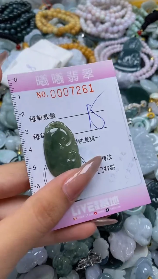 翡翠未镶嵌颈饰闪购0007261