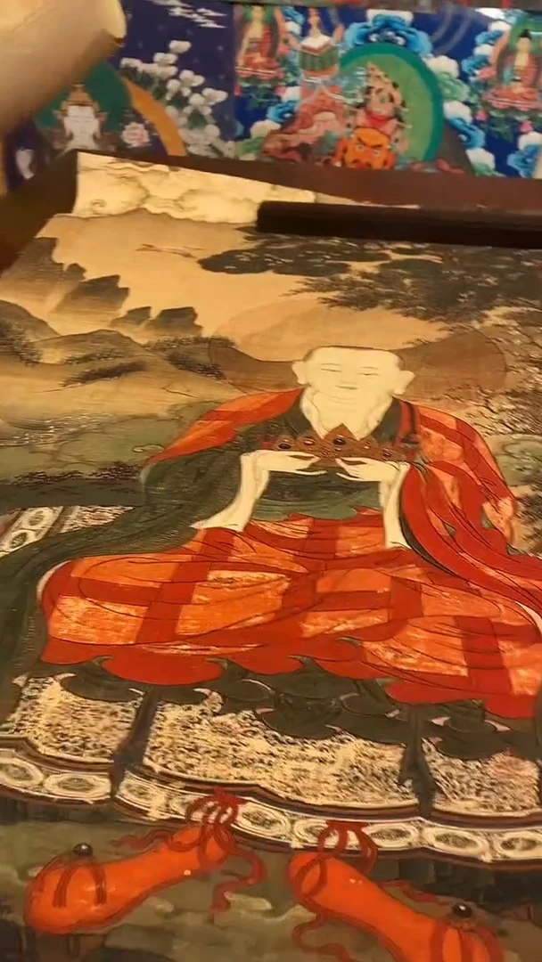 装裱画精美唐卡tk16136