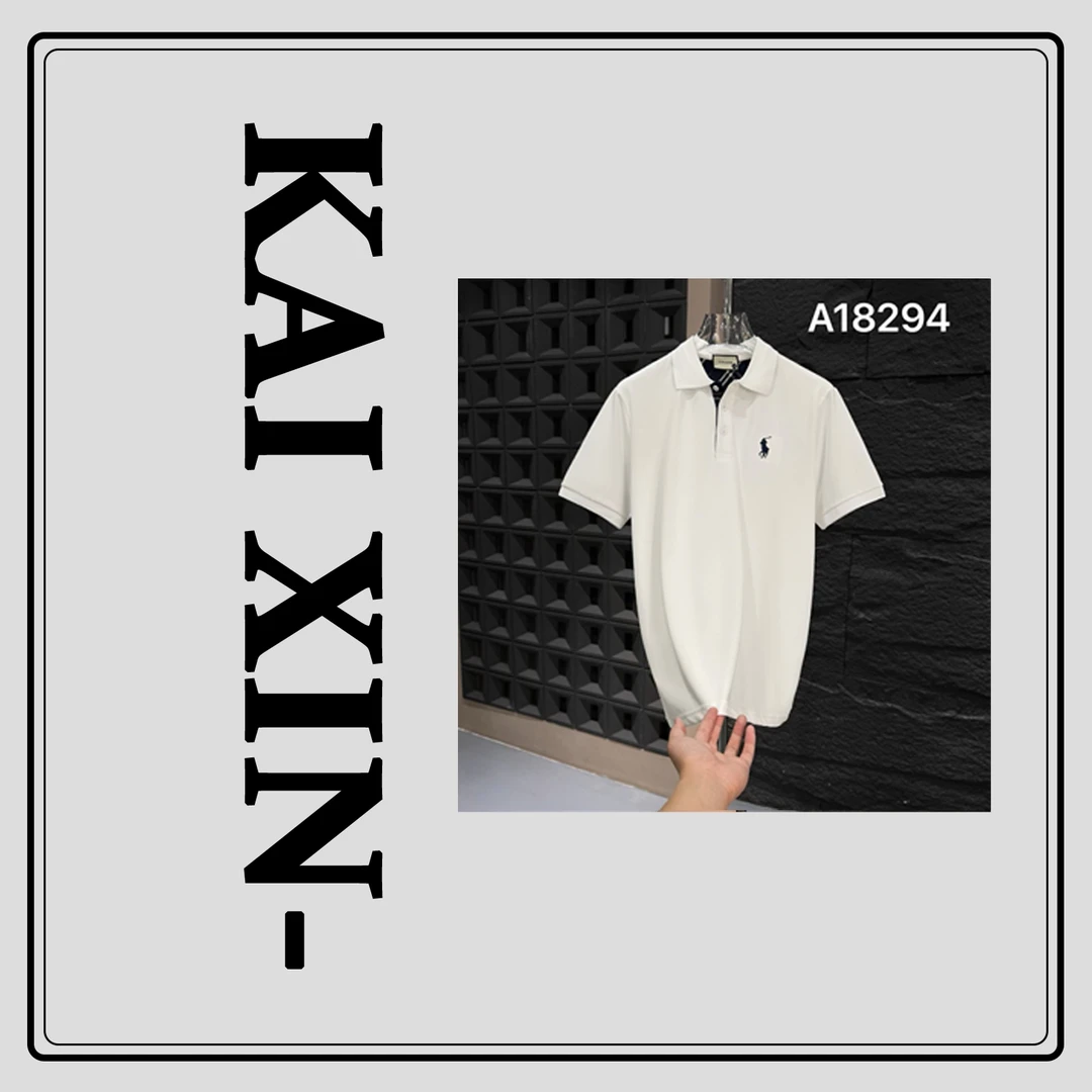 【24号链接小标刺绣】【开心严选】A18294翻领潮流简约时尚百搭POLO衫