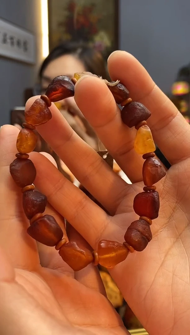 手链琥珀未镶嵌手串