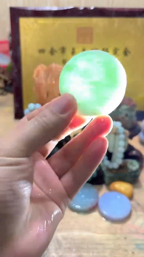 未镶嵌挂件翡翠A货常璀6947