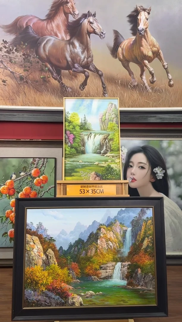 油画【31号】约53*35cm丨朝鲜原创纯手绘孤品油画丨顺丰包邮