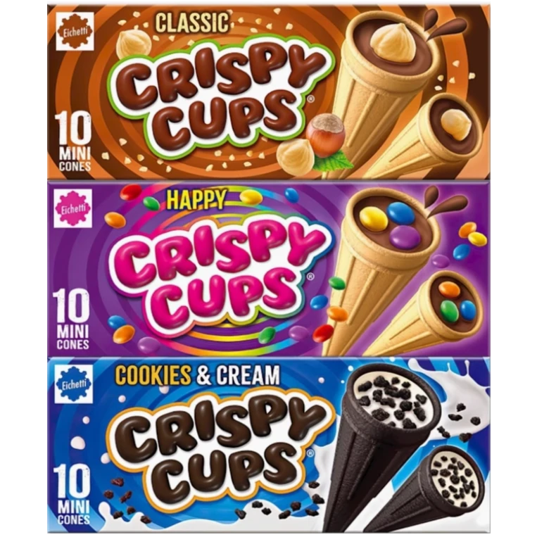 Eichetti三特榛子巧克力味冰淇淋饼干