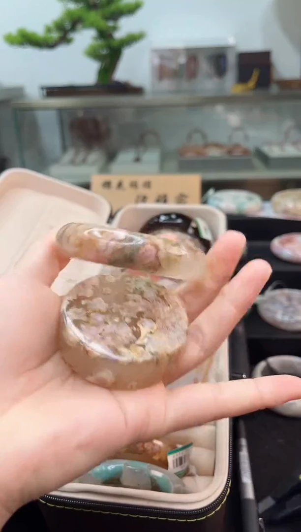 未镶嵌手镯石英质玉56圈口（赠品镯心）s95721