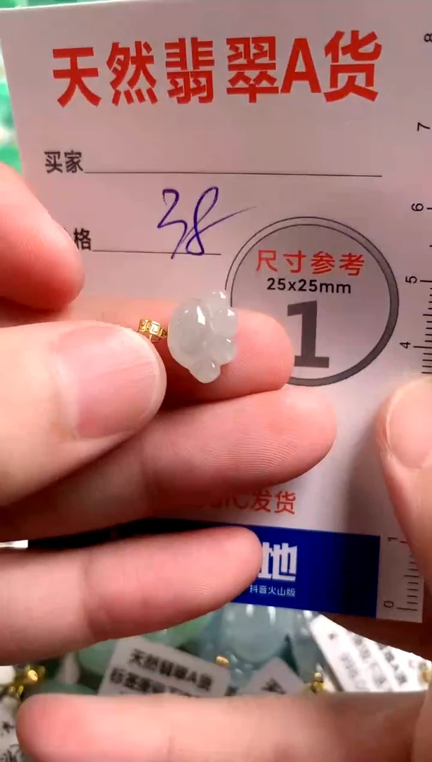 【闪购商品】翡翠颈饰18K金镶嵌14003666