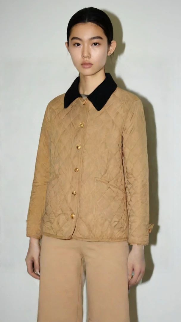 95新 BURBERRY/博柏利 博柏利格菱外套/ljz164