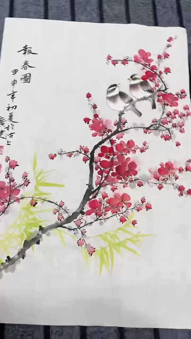精品国画花鸟作品