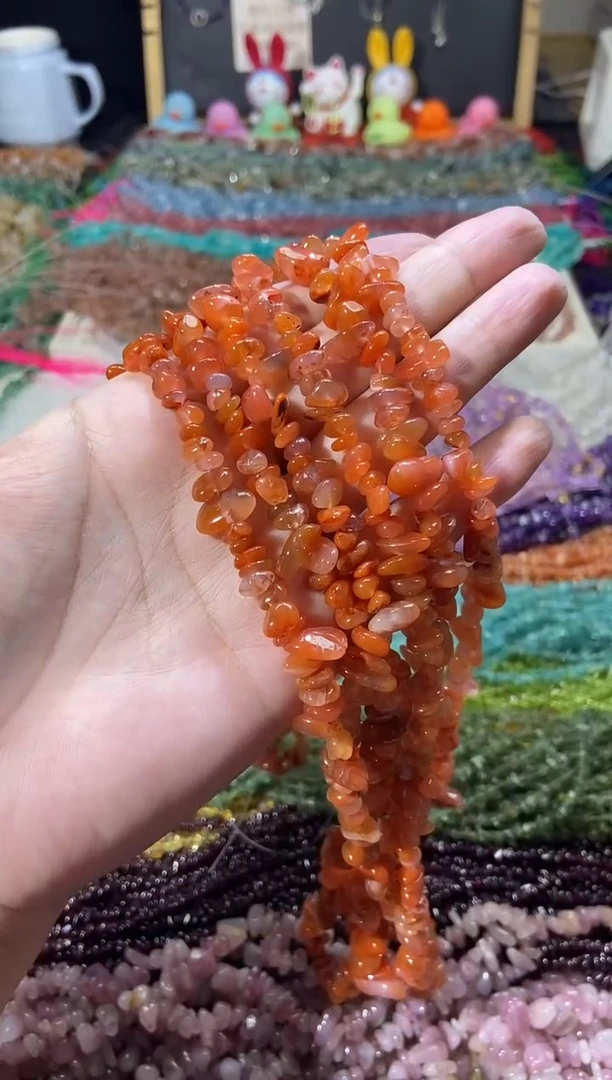 水晶珠宝半成品未镶嵌nanhong