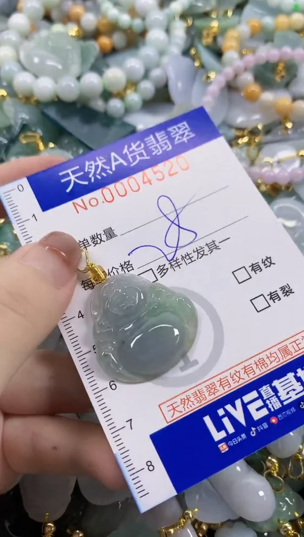 颈饰未镶嵌翡翠天然A货翡翠