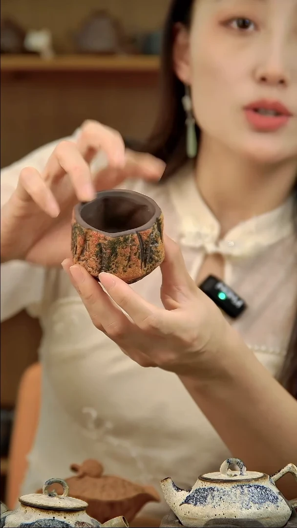 言野手作 岩矿敦煌云丝杯