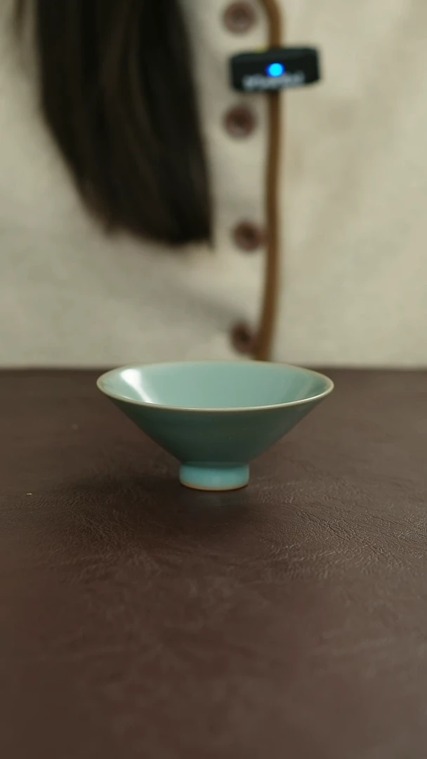 摆件陶原矿原釉汝宋汝瓷