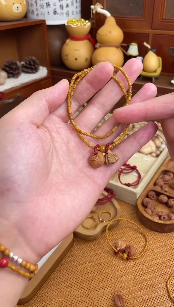 竹节手串一物一拍好运连连双圈