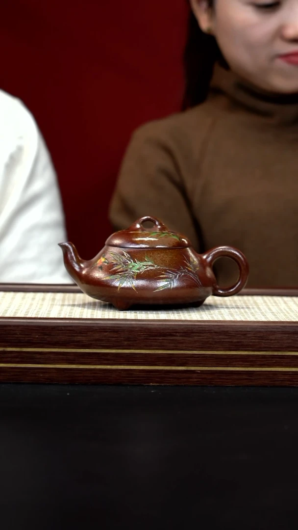 茶壶紫砂89 谈俊祥 柴烧 汉棠石瓢 280cc