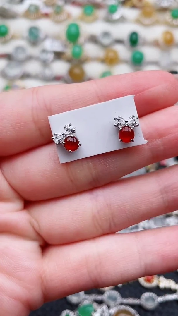 银S925镶嵌戒指翡翠131