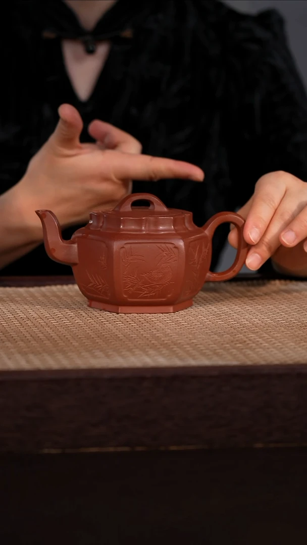 茶壶紫砂紫泥 320cc