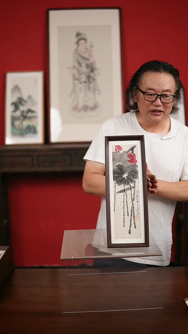 国画手写手绘-15*42摆台