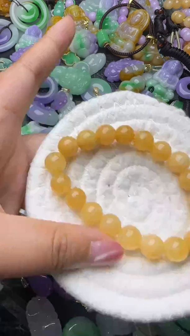 颈饰未镶嵌翡翠缅甸翡翠吊坠