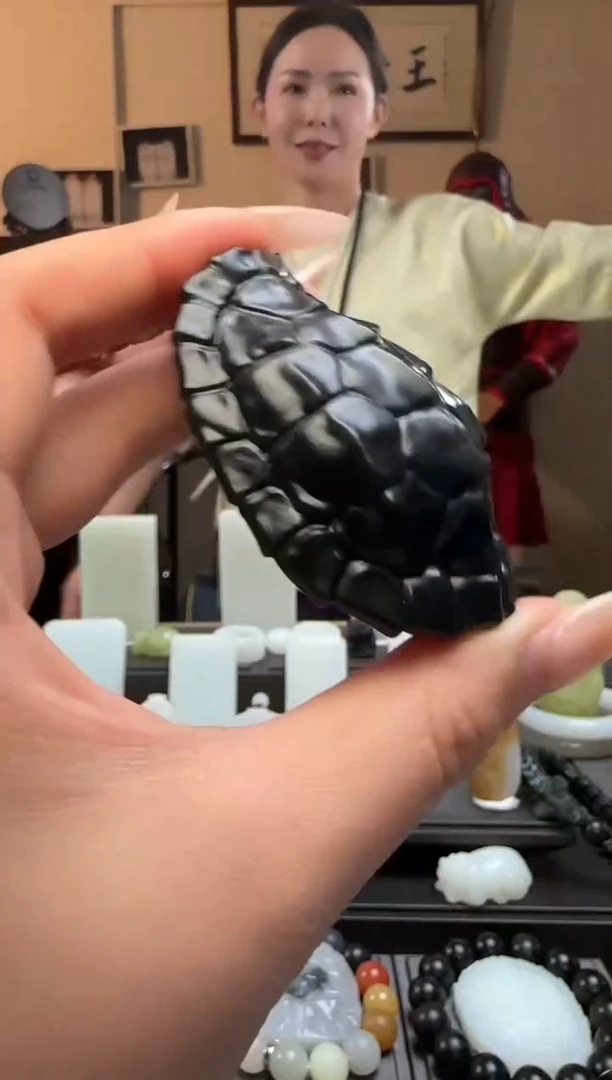 【闪购商品】和田玉青玉富甲天下未镶嵌手把件