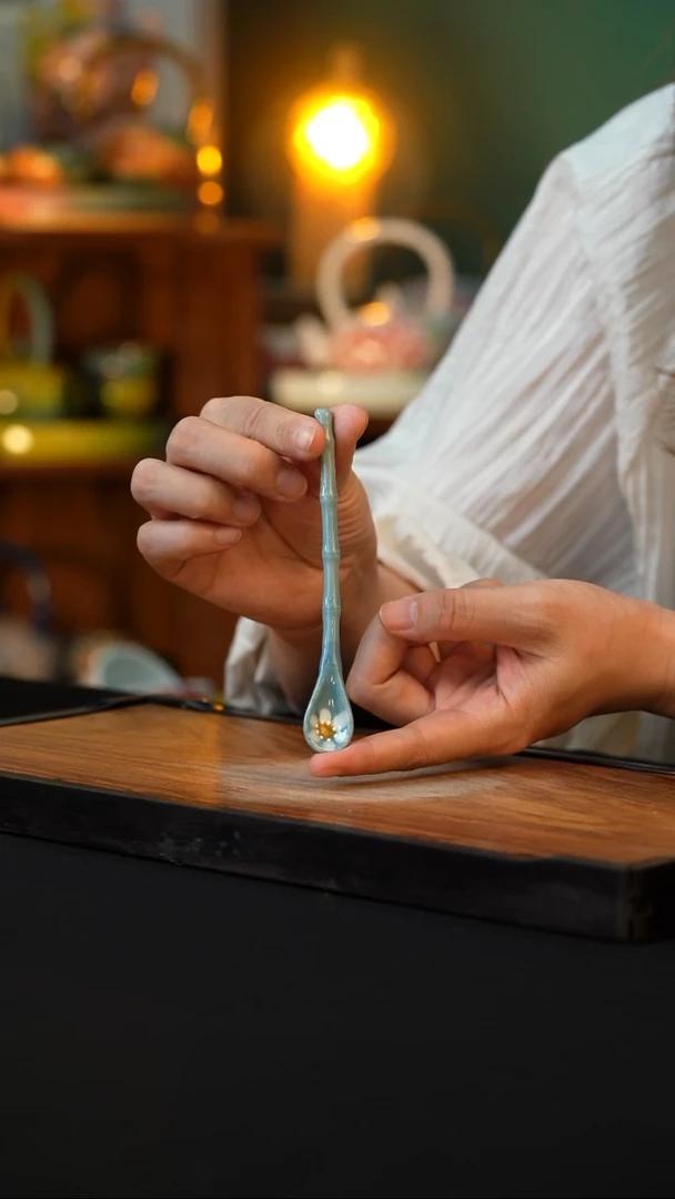 杯手绘心瓷陶瓷浮力