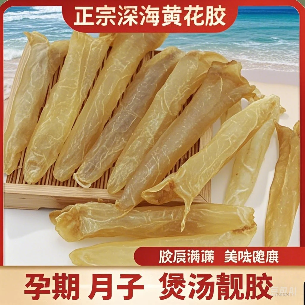 （燕子专属）精选高品质淡干35头黄花胶鱼胶鲍参翅肚同源海味