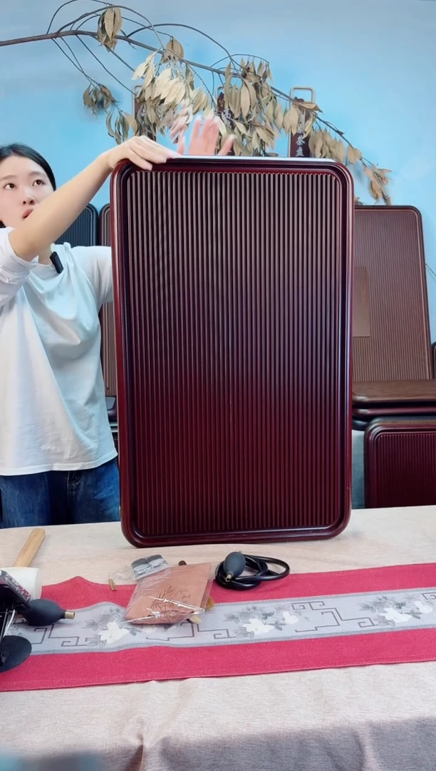 千川红色款式茶盘80*50*5