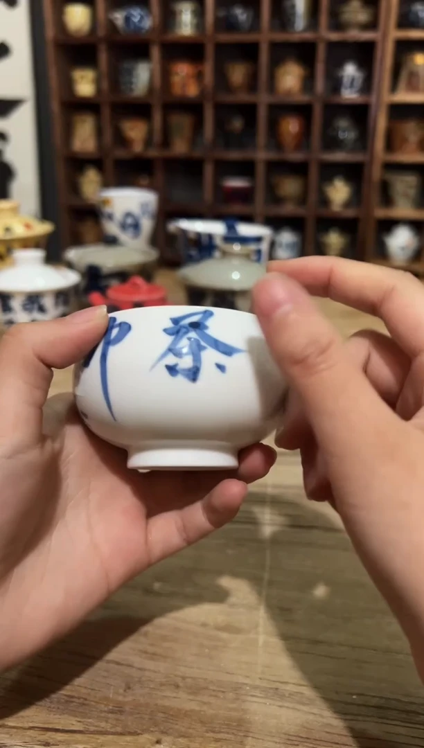 【闪购商品】观云听雨原创手绘茶具