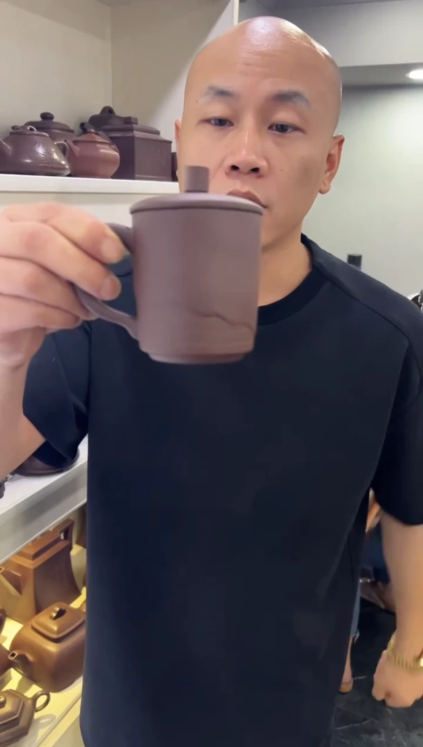 7.31  紫砂  老盖杯
