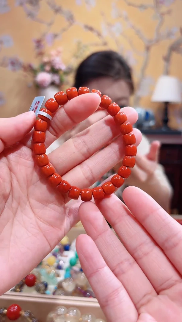未镶嵌手串南红玛瑙南红设计款8+