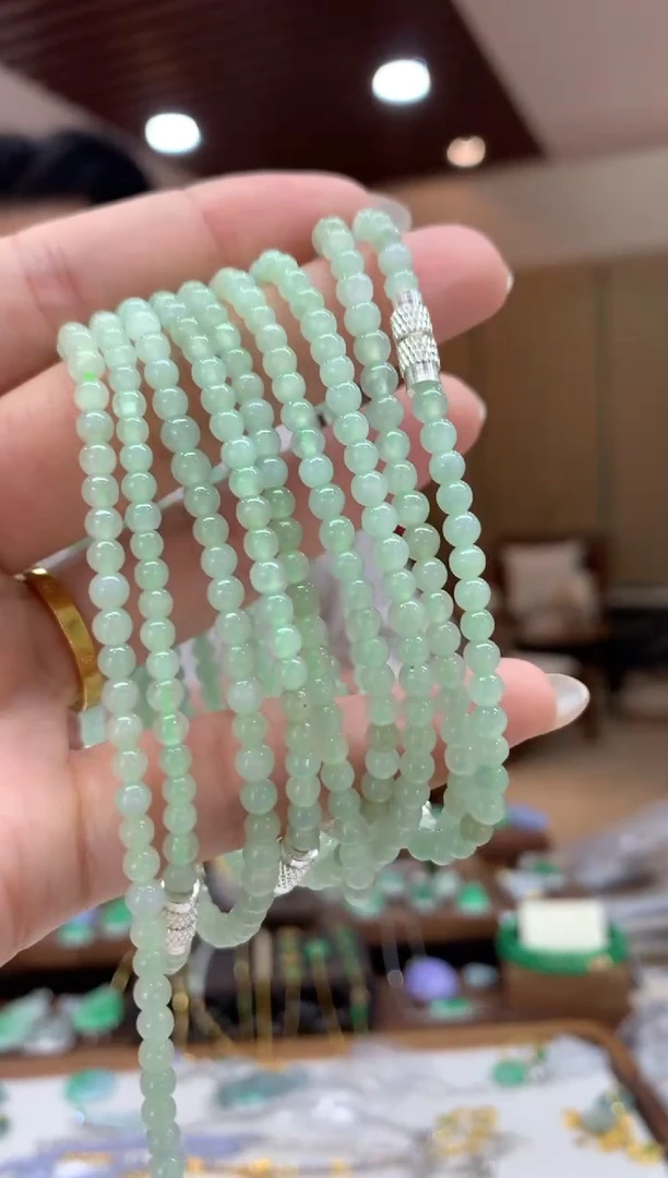 未镶嵌手串翡翠手串