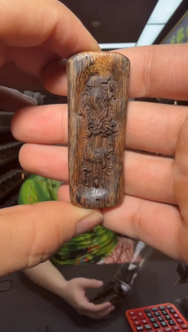 沉香手把件359号多样性发一