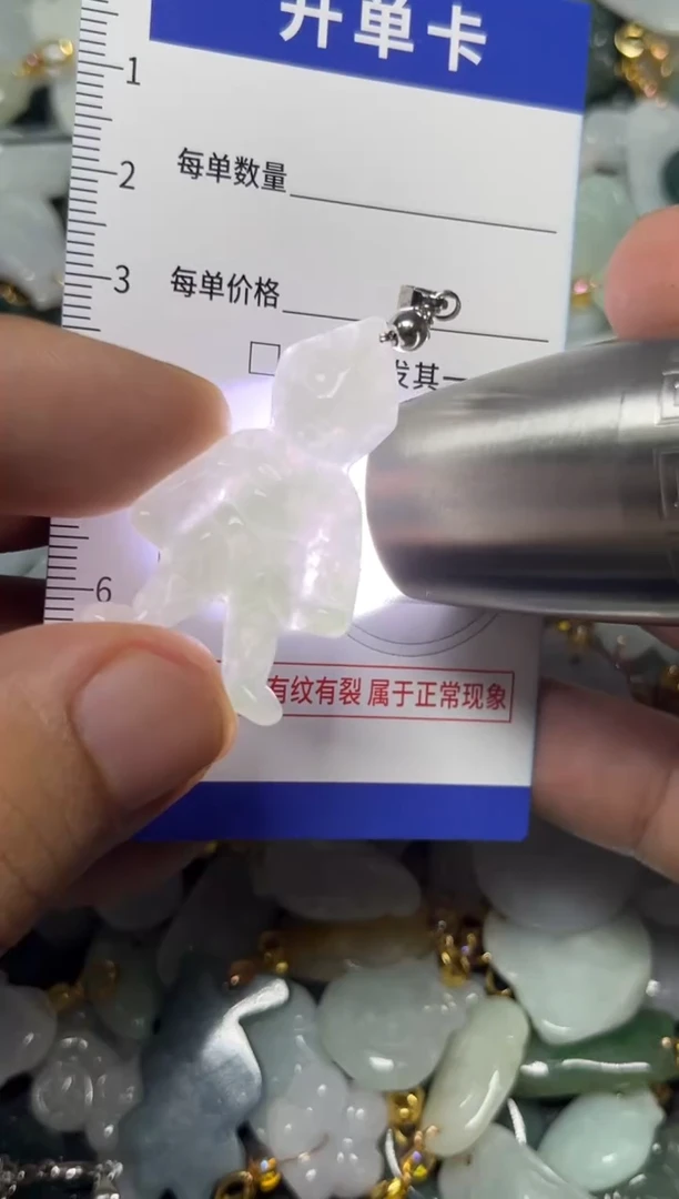 颈饰未镶嵌翡翠天然A货翡翠
