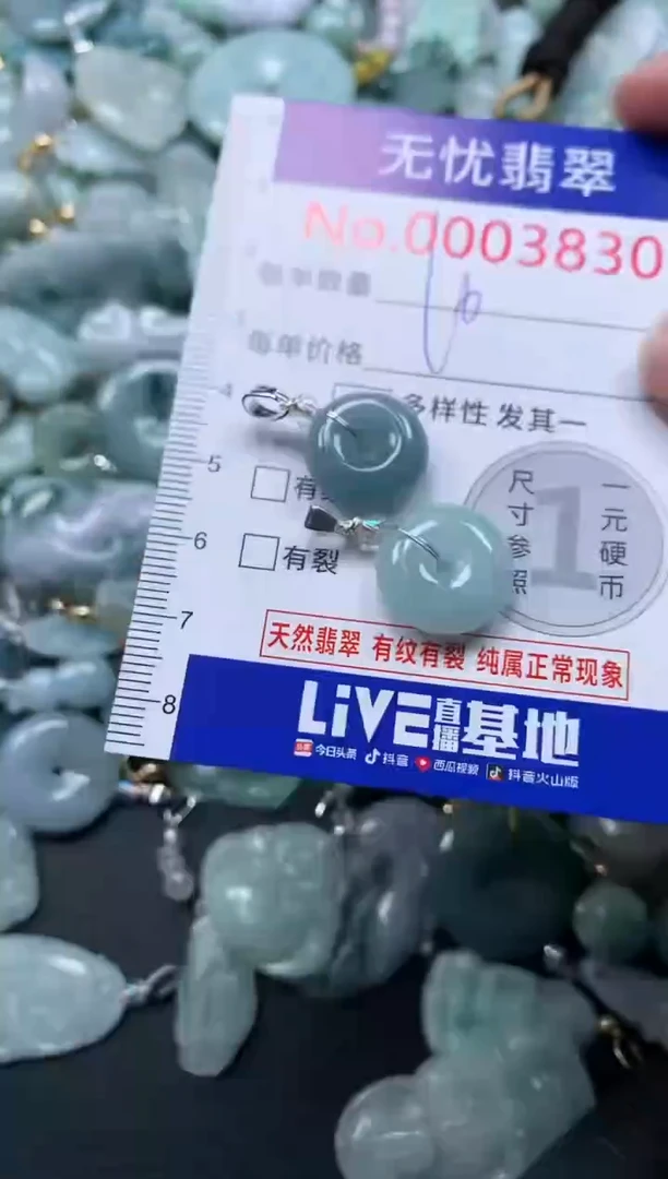 颈饰未镶嵌翡翠3830