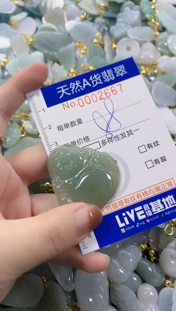 颈饰未镶嵌翡翠天然A货翡翠